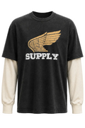 The Supply Wings Long-Sleeve Skater T-Shirt