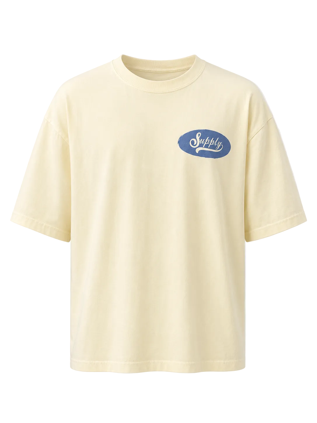 The Supply Bluecrest Cream T-Shirt
