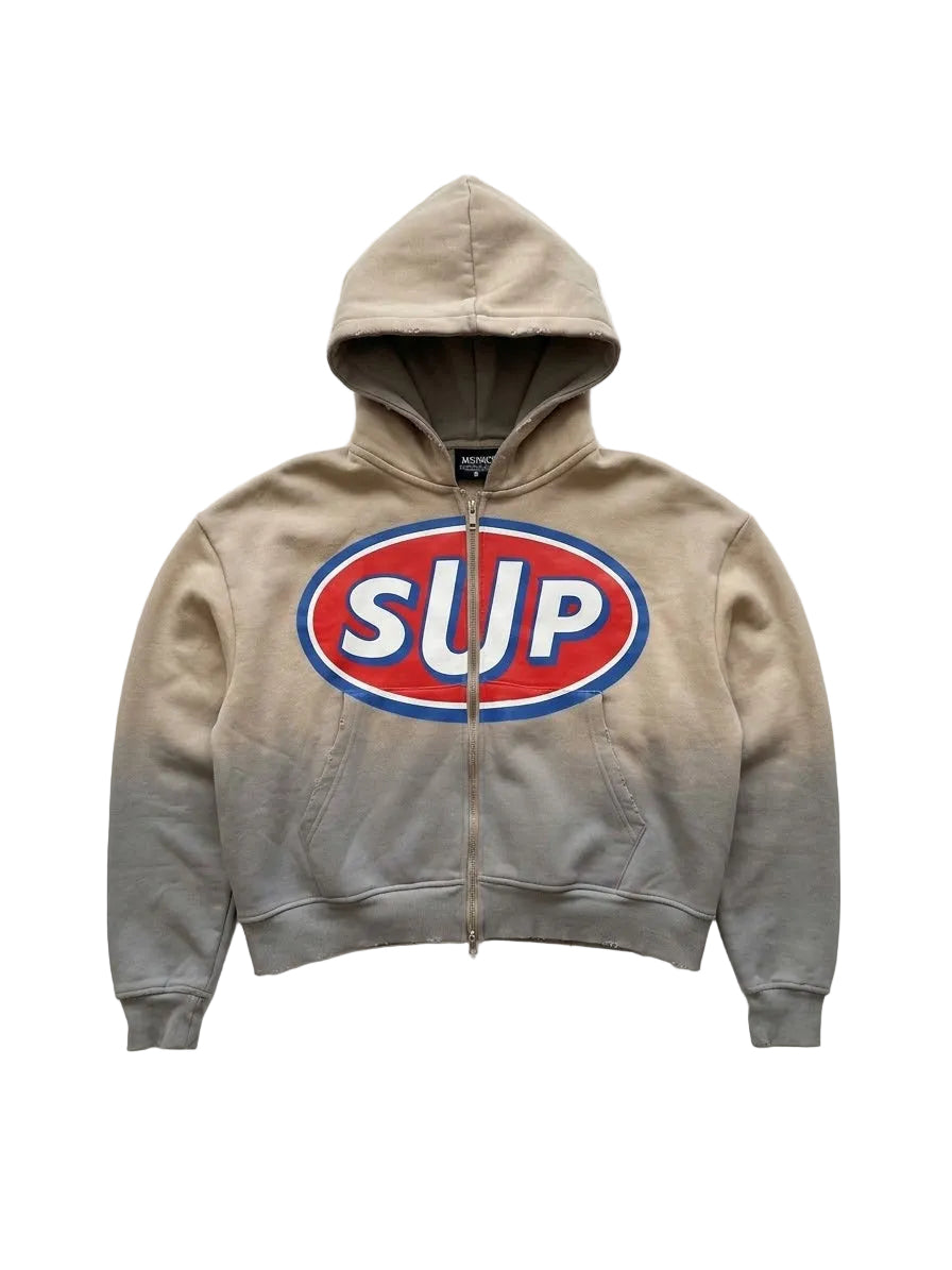 Cement Supply Zip-Up Hoodie