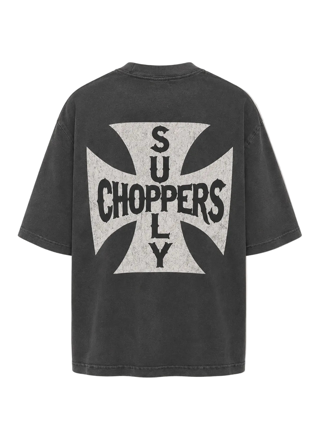 The Supply Choppers Front & Back Drop Shoulder T-Shirt